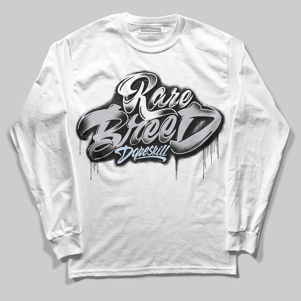 Jordan 5 Retro OG Black Metallic Reimagined DopeSkill Long Sleeve T-Shirt Rare Breed Type Graphic Streetwear - White