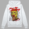 Jordan 4 Thunder DopeSkill Hoodie Sweatshirt Never Stop Hustling Graphic Streetwear - White 
