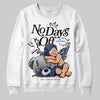 Awake NY x Jordan 5 Retro 'Black Racer Blue' DopeSkill Sweatshirt New No Days Off Graphic Streetwear - White