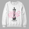 Dunk Low LX Pink Foam DopeSkill Sweatshirt King Chess Graphic Streetwear - White