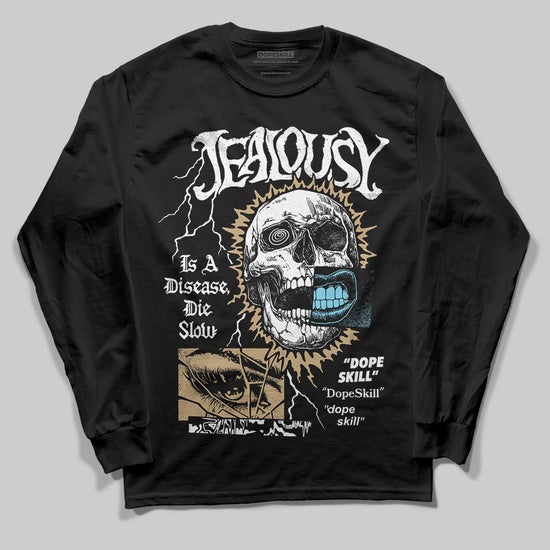 Jordan 11 City Pack “H-Town” DopeSkill Long Sleeve T-Shirt Jealousy Graphic Streetwear  Black