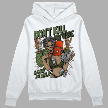 Olive Sneakers  DopeSkill Hoodie Sweatshirt Don't Kill My Vibe Graphic Streetwear - White 