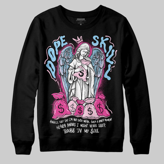 Jordan 6 “Doernbecher” DopeSkill Sweatshirt Angels Graphic Streetwear - Black