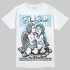 Vans Knu Stack Vintage Satin Dream Blue DopeSkill T-Shirt Real Lover Graphic Streetwear - White 