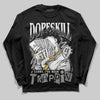 Jordan 3 Retro Pure Money DopeSkill Long Sleeve T-Shirt Sorry I've Been Trappin Graphic Streetwear - black