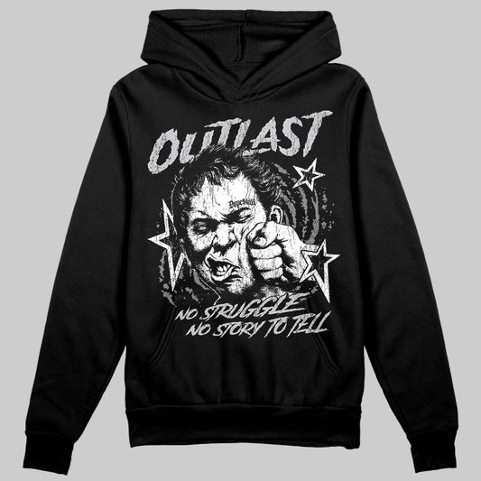 Grey Sneakers DopeSkill Hoodie Outlast Graphic Streetwear - Black