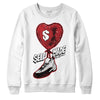 Jordan 12 “Red Taxi” DopeSkill Sweatshirt Self Made Graphic Streetwear - White