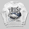 Jordan 9 Retro 'Flint Grey' 2026 DopeSkill Long Sleeve T-Shirt Trust No One Graphic Streetwear - White