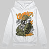 Olive Sneakers DopeSkill Hoodie Grind Pray Graphic Streetwear - White