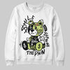 Jordan 11 “Inner Beast” DopeSkill Sweatshirt Smile Through The Pain Graphic Streetwear - White