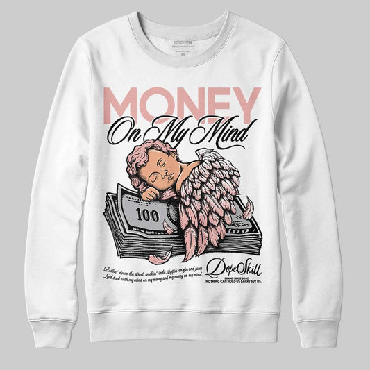 Jordan 1 Low OG “Rust Pink” DopeSkill Sweatshirt MOMM Graphic Streetwear - White