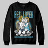 Jordan 11 Retro Gamma Blue (2025) DopeSkill Sweatshirt Real Lover Graphic Streetwear - Black