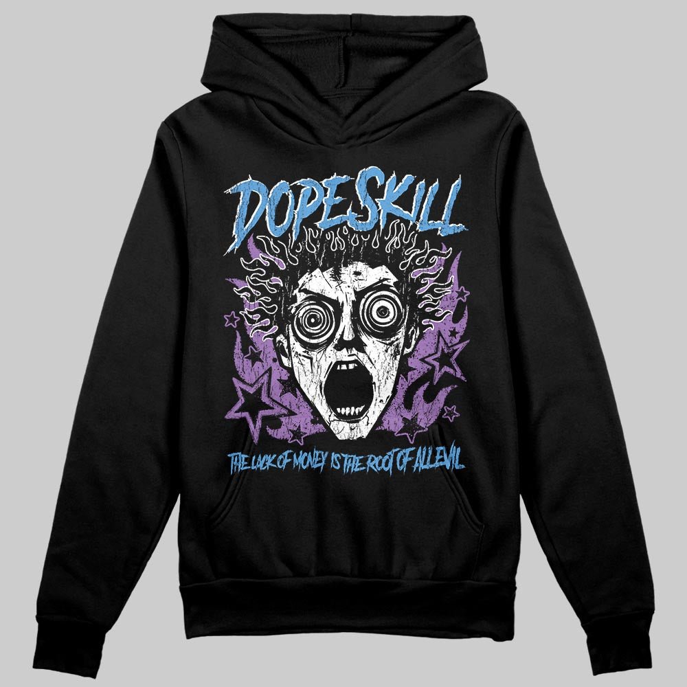 PURPLE Sneakers DopeSkill Hoodie Sweatshirt Root of Evil Graphic Streetwear - Black