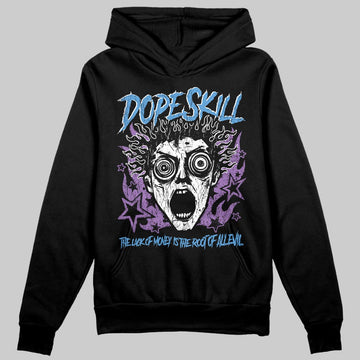 PURPLE Sneakers DopeSkill Hoodie Sweatshirt Root of Evil Graphic Streetwear - Black