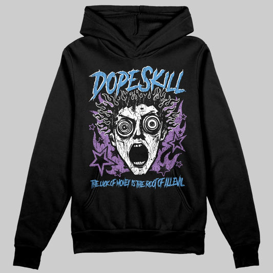PURPLE Sneakers DopeSkill Hoodie Sweatshirt Root of Evil Graphic Streetwear - Black