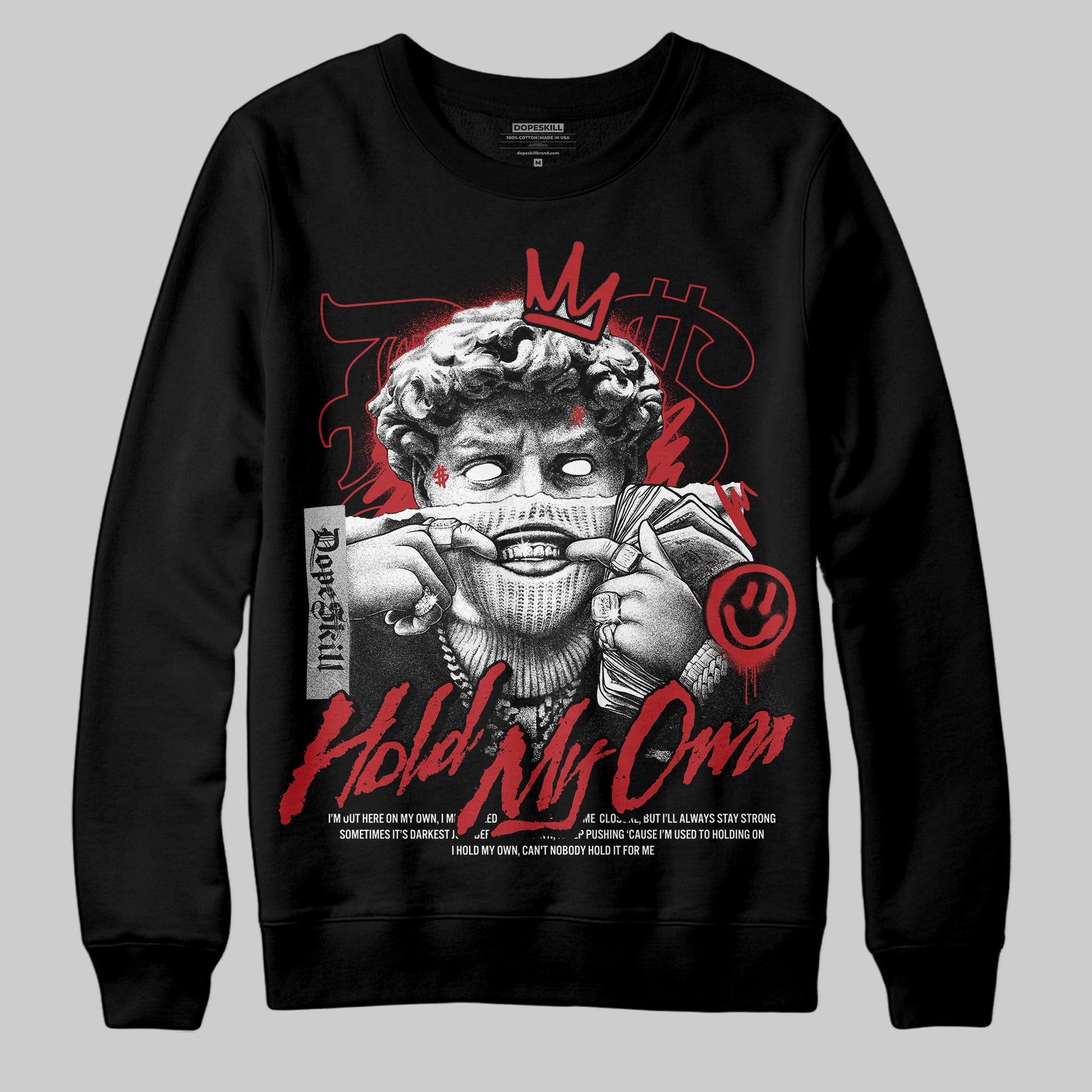 Jordan 12 Retro Flu Game (2025) DopeSkill Sweatshirt In My Way Graphic Streetwear - Black