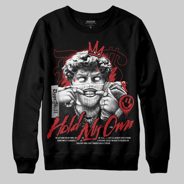 Jordan 12 Retro Flu Game (2025) DopeSkill Sweatshirt In My Way Graphic Streetwear - Black