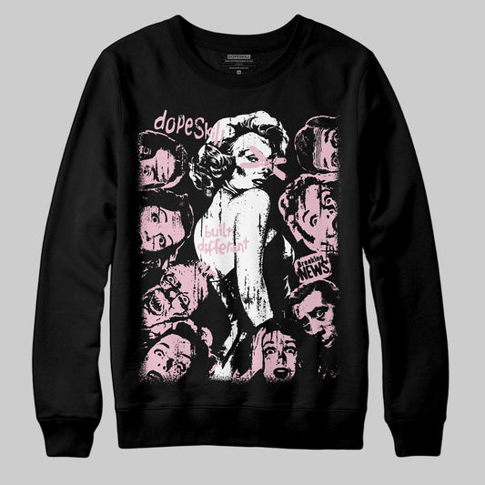 Jordan 5 OG “35th Anniversary” DopeSkill Sweatshirt Built Different Graphic Streetwear - Black