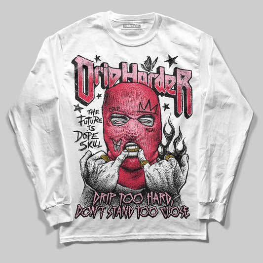 Dunk Low Valentine's Day (2026) DopeSkill Long Sleeve T-Shirt Drip Harder Graphic Streetwear - White