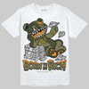 Olive Sneakers DopeSkill T-Shirt Born To Be Rich Graphic Streetwear - White 