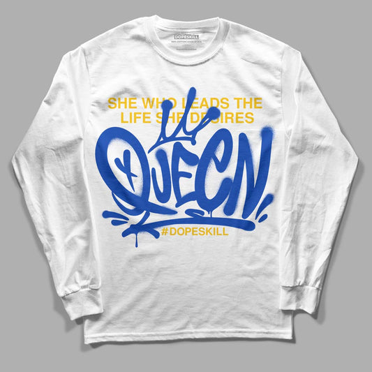 Jordan 14 “Laney” DopeSkill Long Sleeve T-Shirt Queen Graphic Streetwear - White