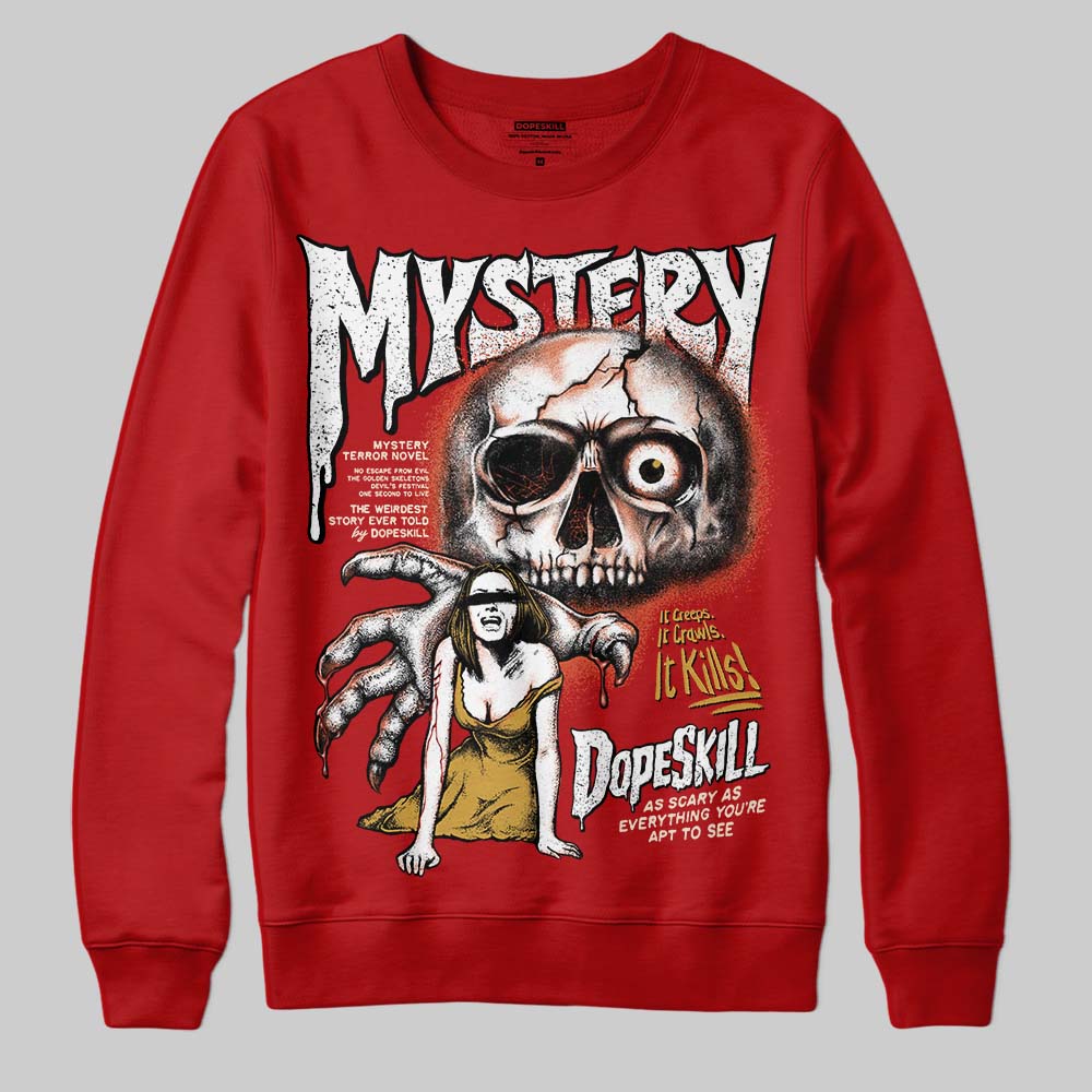 Nigel Sylvester x Air Jordan 4 ‘Brick by Brick’ DopeSkill Sweatshirt Mystery Ghostly Grasp Graphic Streetwear - Red