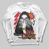 Jordan 14 Retro Ferrari (2025) DopeSkill Long Sleeve T-Shirt NPC Graphic Streetwear - White 