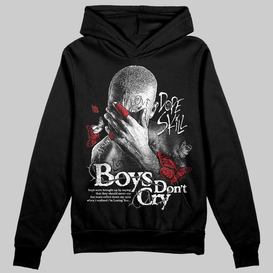 Jordan 11 “Bred Velvet” DopeSkill Hoodie Sweatshirt Boys Don't Cry Graphic Streetwear - Black