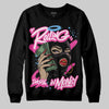 Pink Sneakers DopeSkill Sweatshirt Rolling in Money Graphic Streetwear - Black