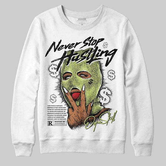 Jordan 11 “Inner Beast” DopeSkill Sweatshirt Never Stop Hustling Graphic Streetwear - White