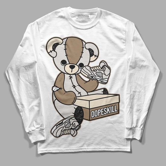 Jordan 5 SE “Sail” DopeSkill Long Sleeve T-Shirt Sneakerhead BEAR Graphic Streetwear - White