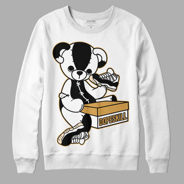 Jordan 11 "Gratitude" DopeSkill Sweatshirt Sneakerhead BEAR Graphic Streetwear - White 