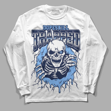 Jordan 5 Midnight Navy DopeSkill Long Sleeve T-Shirt Trapped Halloween Graphic Streetwear