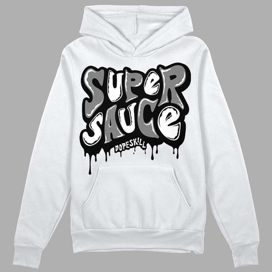 Jordan 1 High OG “Black/White” DopeSkill Hoodie Sweatshirt Super Sauce Graphic Streetwear - White 