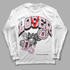 Dunk Low LX Pink Foam DopeSkill Long Sleeve T-Shirt Loser Lover Graphic Streetwear - White