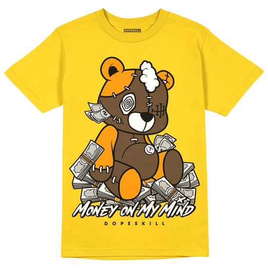 Dunk Low Black Amber Brown DopeSkill T-Shirt MOMM Bear Graphic Streetwear 