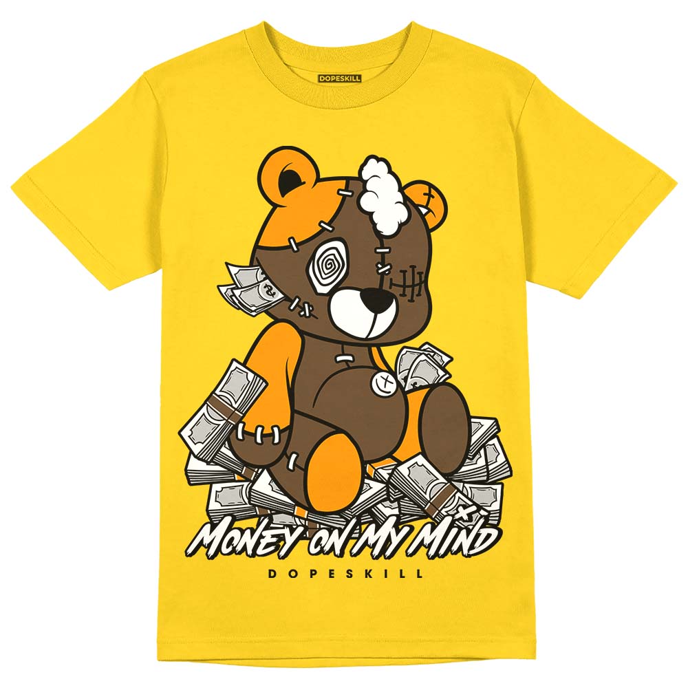 Dunk Low Black Amber Brown DopeSkill T-Shirt MOMM Bear Graphic Streetwear 