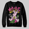 Pink Sneakers DopeSkill Sweatshirt Slow Life Graphic Streetwear - black