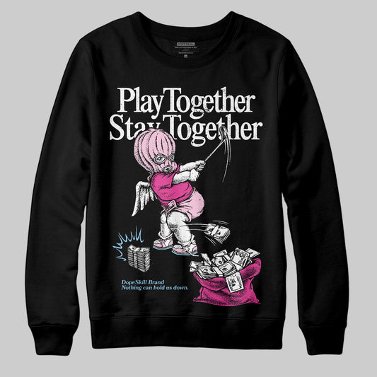 Jordan 6 “Doernbecher” DopeSkill Sweatshirt Play together, Stay together Graphic Streetwear - Black