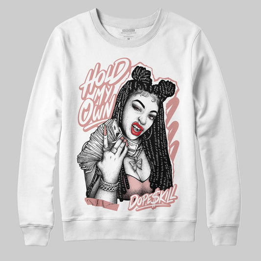 Jordan 40 “Dusty Rose” DopeSkill Sweatshirt New H.M.O Graphic Streetwear - White