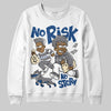 Jordan 9 Retro 'Flint Grey' 2026 DopeSkill Sweatshirt No Risk No Story Graphic Streetwear - White 