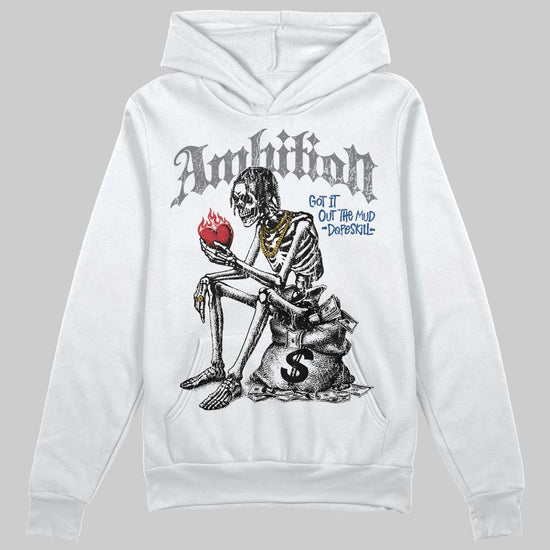 Jordan 9 Retro 'Flint Grey' 2026 DopeSkill Hoodie Sweatshirt Ambition Graphic Streetwear - White 