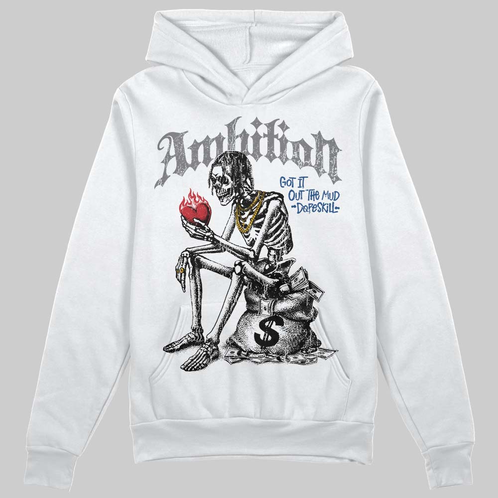 Jordan 9 Retro 'Flint Grey' 2026 DopeSkill Hoodie Sweatshirt Ambition Graphic Streetwear - White 