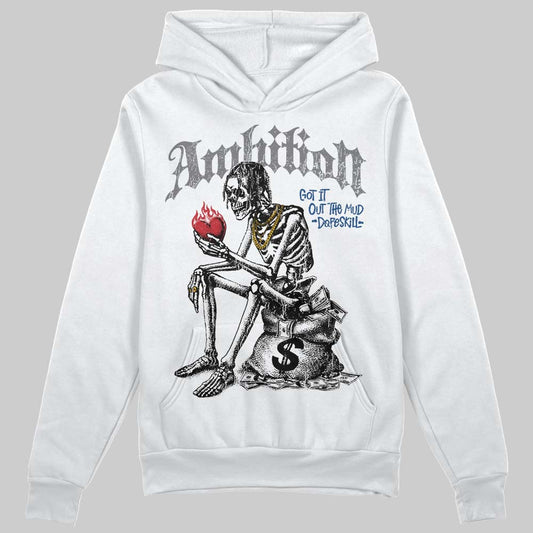 Jordan 9 Retro 'Flint Grey' 2026 DopeSkill Hoodie Sweatshirt Ambition Graphic Streetwear - White 