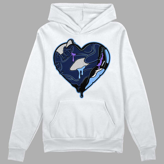 Jordan 5 SE “Georgetown” DopeSkill Hoodie Sweatshirt Heart Jordan 5 Graphic Streetwear