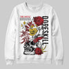 Jordan 14 Retro Ferrari (2025) DopeSkill Sweatshirt Side Hustle Graphic Streetwear - White