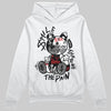 Jordan 3 OG “Black Cement” DopeSkill Hoodie Sweatshirt Smile Through The Pain Graphic Streetwear - White