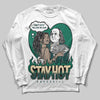 Jordan 4 Retro Oxidized Green DopeSkill Long Sleeve T-Shirt Stay Hot Graphic Streetwear - White