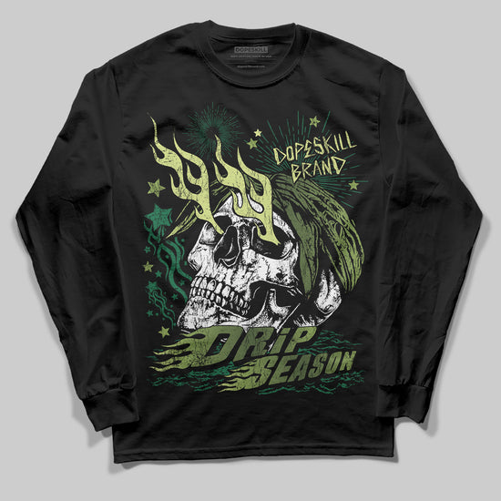 Foamposite Pro 'Pine Green' DopeSkill Long Sleeve T-Shirt Drip Season Graphic Streetwear - black