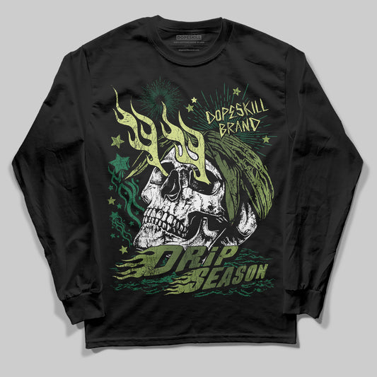 Foamposite Pro 'Pine Green' DopeSkill Long Sleeve T-Shirt Drip Season Graphic Streetwear - black